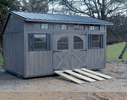 Leonard 10'x16' Highrock LP SmartSide wood framed storage shed with ...