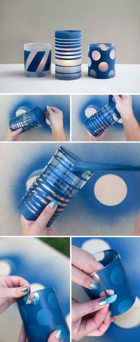 15 DIY Projects On How To Transform Glass | Diy spray paint, Diy painting, Do it yourself crafts