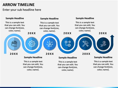 Arrow Timeline PowerPoint and Google Slides Template - PPT Slides