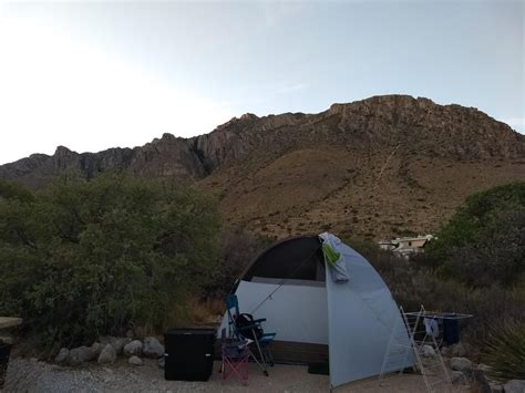 First night of camping at Guadalupe mountains np... The stars were beautiful! : camping