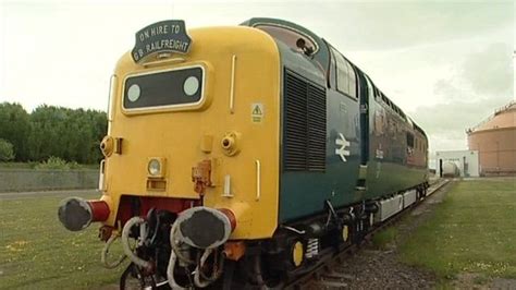 Deltic locomotive back in service due to freight demand - BBC News