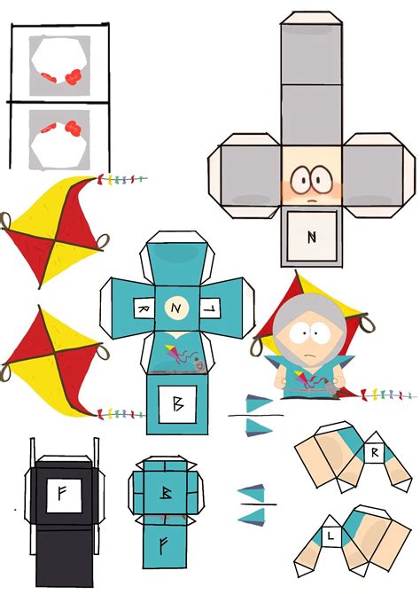 Human kite papercraft in 2023 | South park, South park characters ...