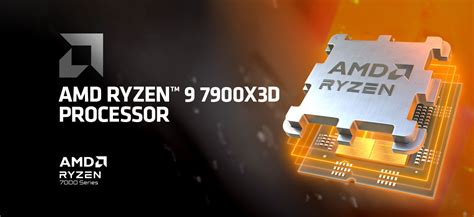 AMD Ryzen 9 7900X3D 12-Core 4.4 GHz Socket AM5 120W AMD Radeon Graphics Desktop Processor 100 ...