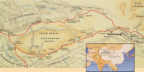 Taklamakan Desert On World Map