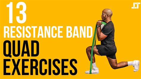 13 Resistance Band Quad Exercises - YouTube