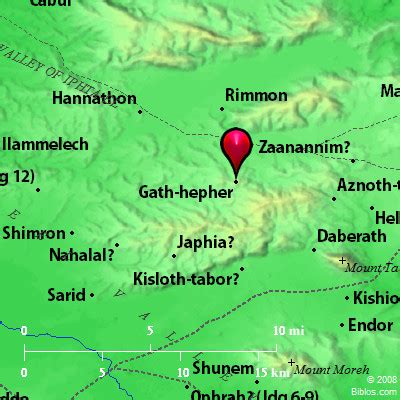 Bible Map: Gath-hepher