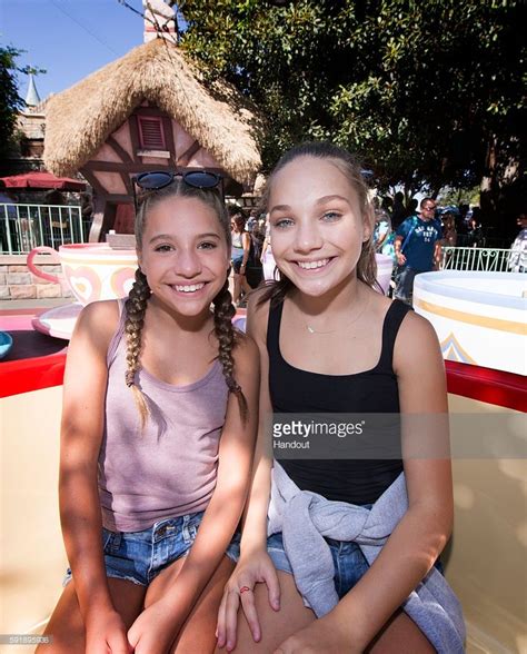 Mackenzie Ziegler And Maddie Ziegler Take A Spin At Disneyland Photos and Premium High Res ...