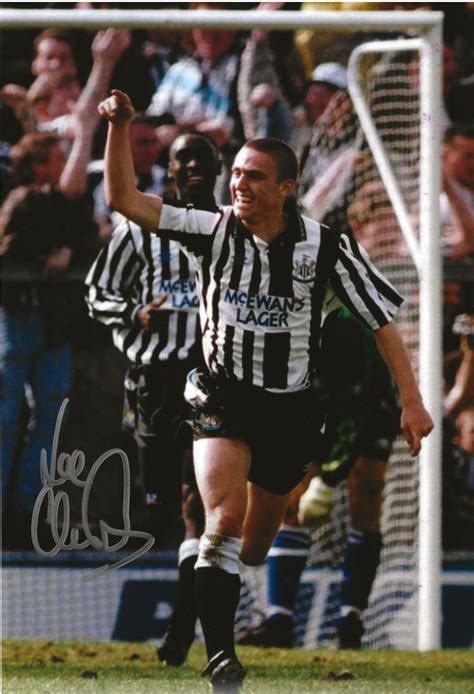 Signed Lee Clark Newcastle United Photo