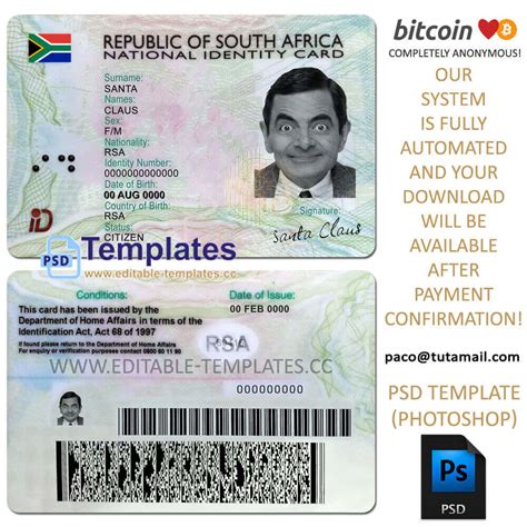 South Africa Id Card Template Psd Psd Templates | sexiezpix Web Porn