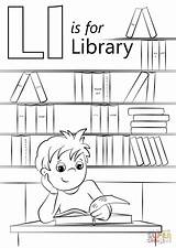 Coloring Library Pages People Helping Book Librarian Color Printable  sketch template