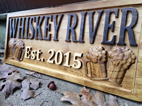 Personalized Bar Signs | Custom Bar Decor | Bar Sign for Home Bar– 3D Woodworker