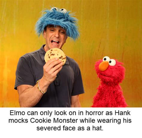 Elmo can only look on in horror | Bertstrips | Know Your Meme