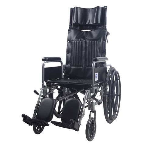 Powder Coated Recliner Wheelchair with Safety Belt – Lifeline Corporation