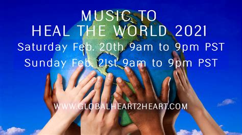 Music to Heal the World February 2021 in Ashland Oregon and