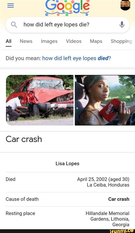 Left Eye Car Crash Pictures