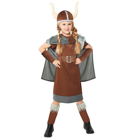 Viking Warrior Queen Costume - Kids