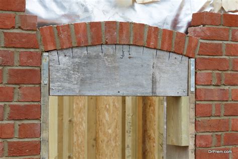 How to build a brick arch lintel by yourself