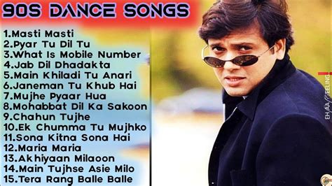 90s Dance Hits Songs|Top 15 Songs|Bollywood Hits - YouTube