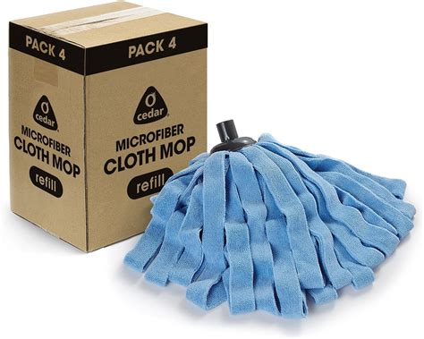 Amazon.com: x298 4 Piece O-Cedar Microfiber Cloth Mop Refill : Health ...