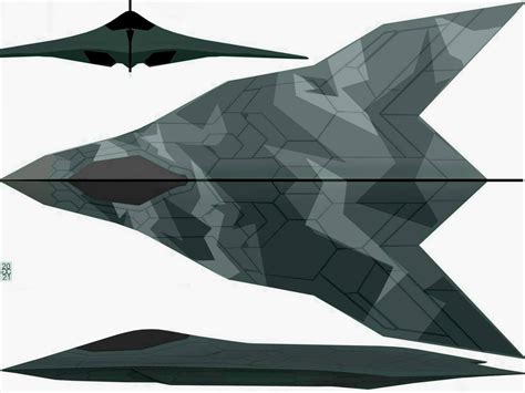 stealth aircraft design by G21C on DeviantArt