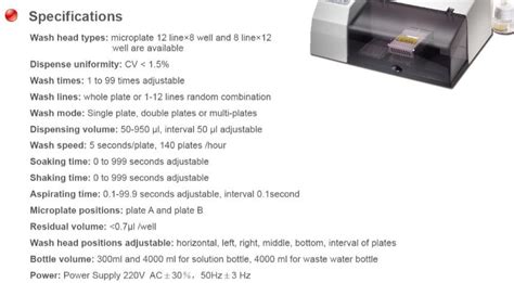 China 96 Well Microplate Automated Microplate Washer - China Washer, Micro-Plate Washer