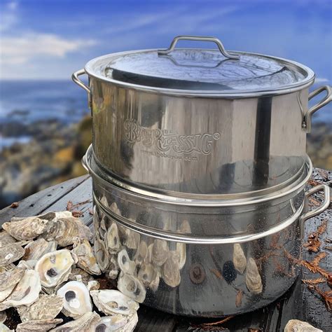 Clam Steamer 1/2 Bushel Stainless Steel | Agri Supply 121644