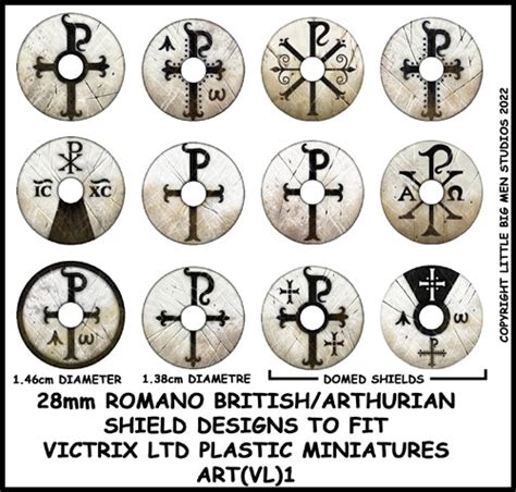 Romano British / Arthurian Shield Design 1 - Victrix Limited