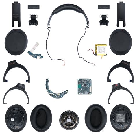 Sony WH-1000XM4 Wireless Headphones Repair Replacement (Black) - Parts — Joe's Gaming & Electronics