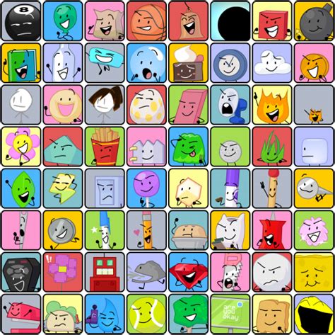 Create a Lenacakess Icons BFDI Characters Tierlist Alignment Chart - TierMaker