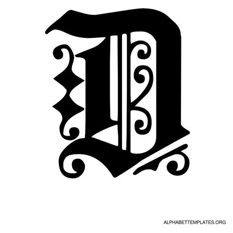 Old english d tattoo | newtattooideas