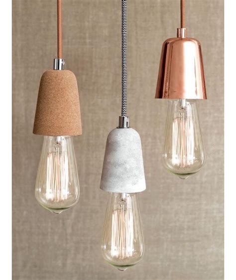 Pendentes - lâmpadas de filamento | Copper lighting, Hanging ceiling lamps, Interior lighting