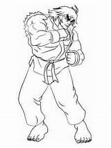 Akuma From Street Fighter coloring Page sketch template