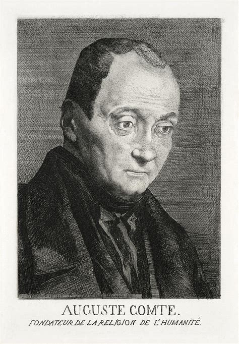 Auguste Comte, French Philosopher Photograph by Humanities & Social Sciences Librarynew York ...