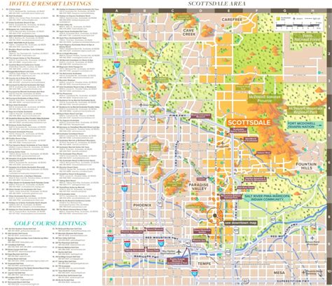 Scottsdale hotel map