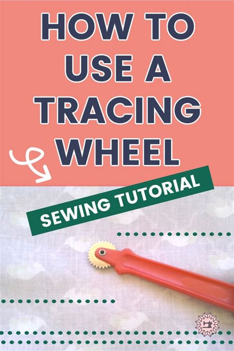 How to use a tracing wheel for sewing projects | Sewing, Sewing ...