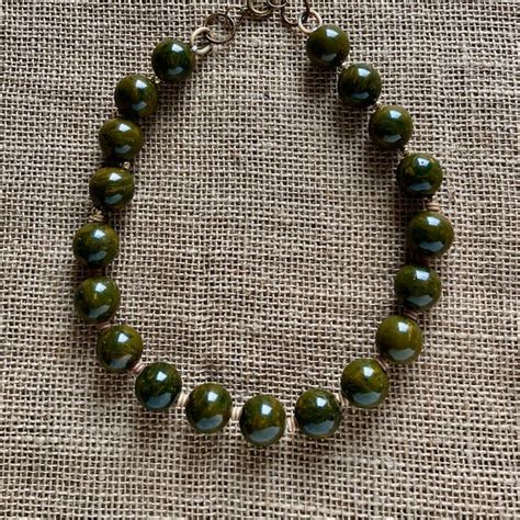 Bakelite Bead Necklace - Etsy