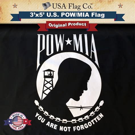 POW MIA Flag by USA Flag Co. (3x5 foot)