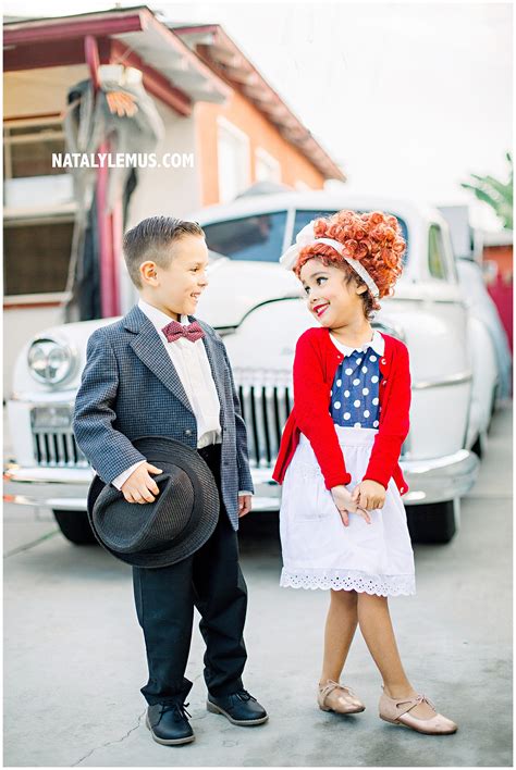 I Love Lucy DIY Little Lucy & Ricky Halloween Costumes | natalylemus.com