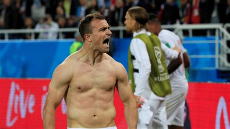 Shaqiri strikes late as Swiss fight back to beat Serbia in frantic ...