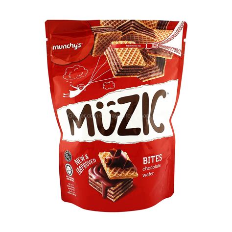 Munchy’s Muzic Chocolate Wafer Bites 180g