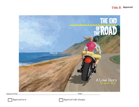 The End of the Road - book cover case study on Behance