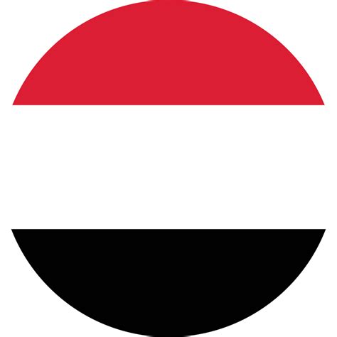 Circle flag of Yemen. 11571259 PNG