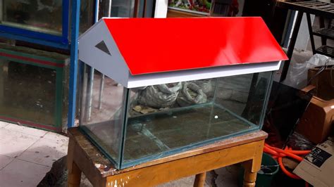 Very Easy Homemade simple Aquarium Top cover design || Very Easy Aquarium Top Cover Making at ...