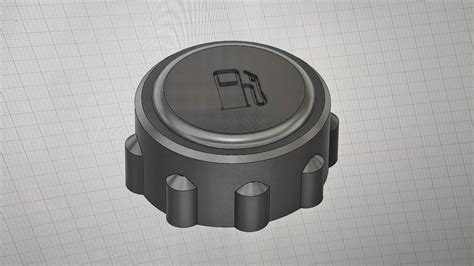 Lawn mower gas tank cap by Mojo Doodles | Download free STL model | Printables.com