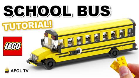 Lego® Custom Instructions Flat School Bus | ubicaciondepersonas.cdmx.gob.mx