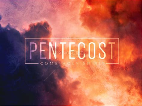 Pentecost Red Clouds Church PowerPoint | Clover Media