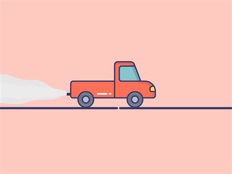 Running Truck - Animation Gif by Panda Craft on Dribbble