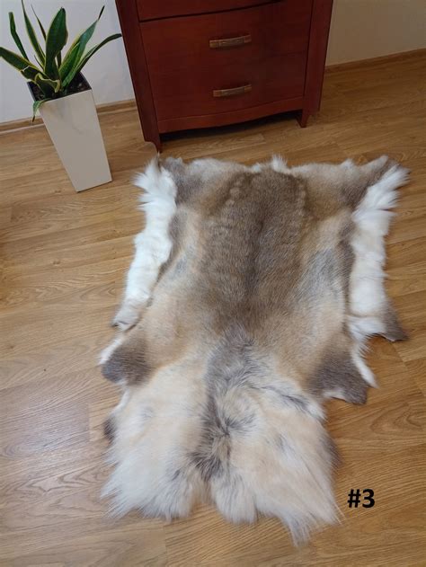 XL Reindeer Skin Nordic Style Luxurious Reindeer Hide Throw - Etsy