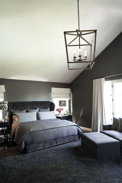 sophisticated masculine style | Grey bedroom design, Grey carpet ...