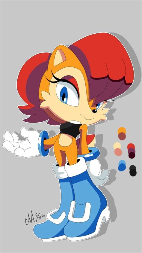 Its a Sally by KiwiSharku | Sonic fan art, Sonic art, Game character